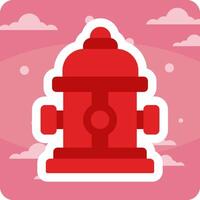 Fire Hydrant Vector Icon