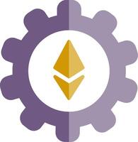 Ethereum Setting Vector Icon