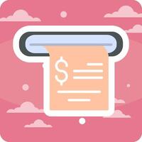 Receipt Vector Icon