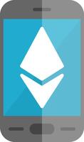 Ethereum Smartphone Vector Icon