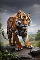 Royal bangal tiger photo