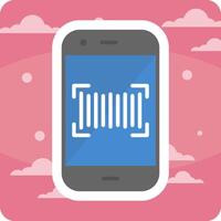 Phone Scanning Vector Icon