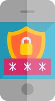 Mobile Security Vector Icon