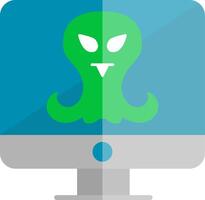 icono de vector de investigación alienígena