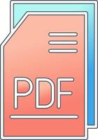 Pdf File Vector Icon