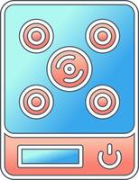 Induction Stove Vector Icon