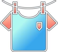 Washing Clothes Vector Icon