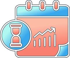 Work Dead Line Vector Icon