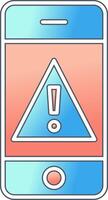 Mobile Alert Vector Icon