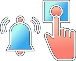 Emergency Alarm Button Vector Icon