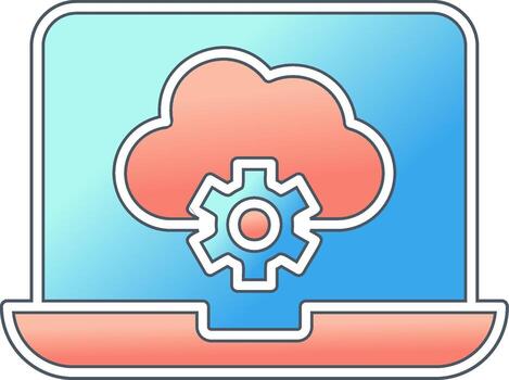Cloud Computing Vector Icon