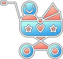 Baby Cart Vector Icon