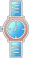 reloj, vector, icono vector