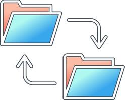 Data Transfer Vector Icon