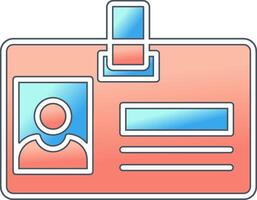 Identity Card Vector Icon