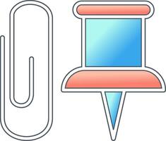 Paper Clip Vector Icon