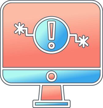 icono de vector de problema