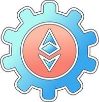 Ethereum Setting Vector Icon