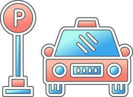 icono de vector de estacionamiento