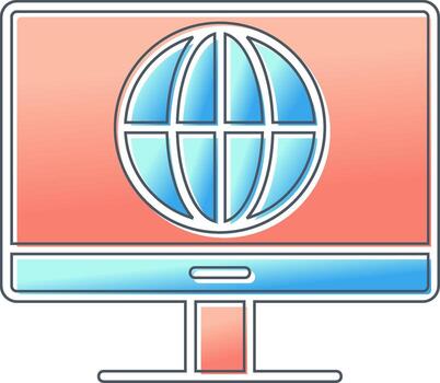 icono de vector de internet