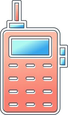 Old Phone Vector Icon