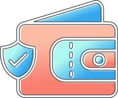 Wallet Secure Vector Icon