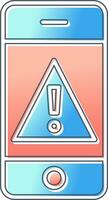 Mobile Alert Vector Icon