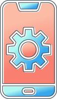 Mobile Setting Vector Icon