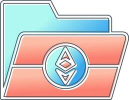 Ethereum Folder Vector Icon
