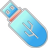 icono de vector de usb