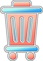 Trash Bin Vector Icon