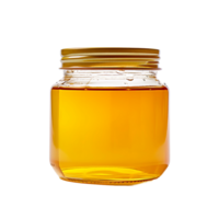 AI generated Clear Background showcasing Honey Jar Elegance png