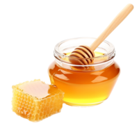 AI generated Honey Jar Image on a Clear Background png