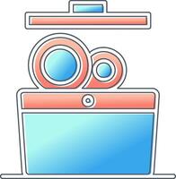 Dish Washer Vector Icon