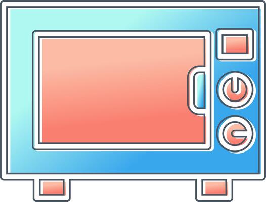 Microwave Vector Icon