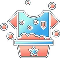 Washing Clothes Vector Icon