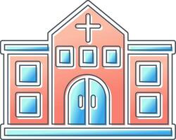 icono de vector de iglesia