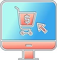 Online Shopping Vector Icon