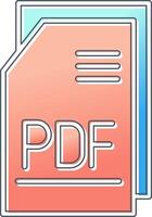 pdf archivo vector icono