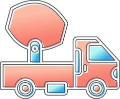 Cement Truck Vector Icon