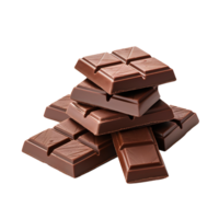 ai generato isolato buio cioccolato nel png formato