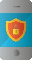 Mobile Security Vector Icon