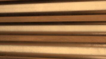 Abstract background of wooden lines. Wood texture background. Close-up movement of horizontal lines video