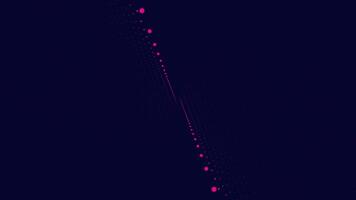 movimento do pontos dentro espaço. movimento do tridimensional plexo partículas video