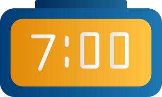 Digital Clock Vector Icon