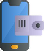 Mobile Wallet Vector Icon