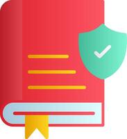 Book Secure Vector Icon