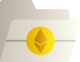 Ethereum Folder Vector Icon