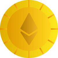 Ethiereum Coin Vector Icon