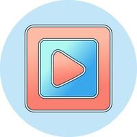 Play Button Vector Icon